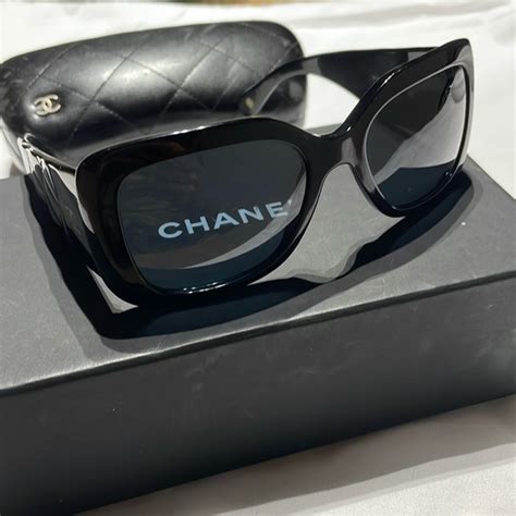 Rare Authentic Chanel 5019 c.502 Tortoise 53mm Sunglasses Italy